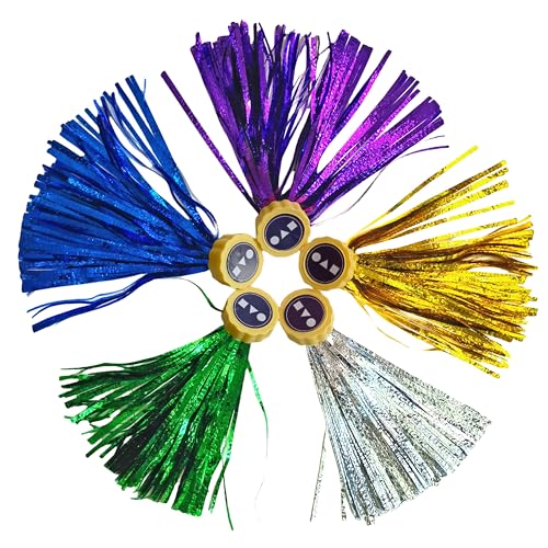 ATOOMTUZS Jegichagi Kicks-Spielset in 5 verschiedenen Farben, koreanisches Jegichagi-Spielset, koreanischer Hacky-Sack mit Glocken für traditionelle koreanische Spiele in Tintenfisch-Spielen ATOOMTUZS Jegichagi Kicks-Spielset in 5 verschiedenen Farben, koreanisches Jegichagi-Spielset, koreanischer Hacky-Sack mit Glocken für traditionelle koreanische Spiele in Tintenfisch-Spielen von ATOOMTUZS