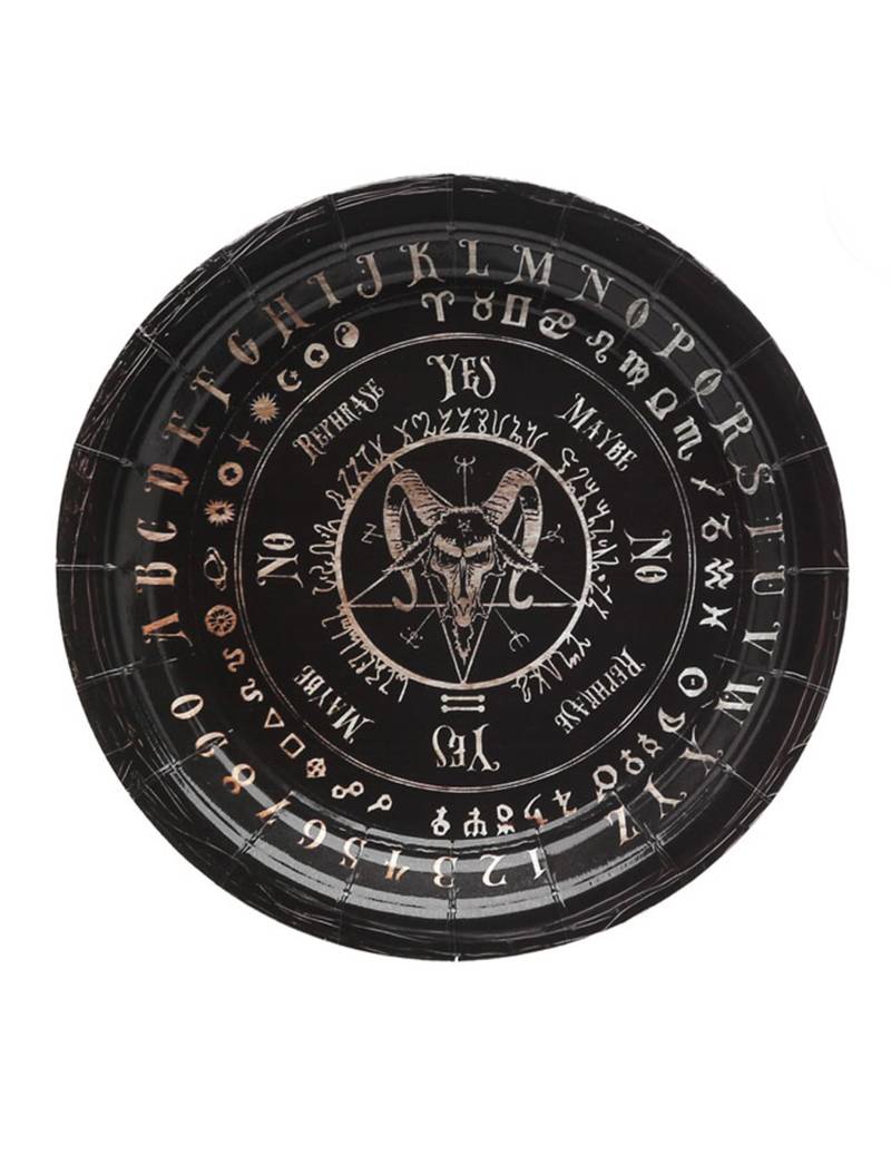 6 Ouija Pappteller 18 cm von ATOSA