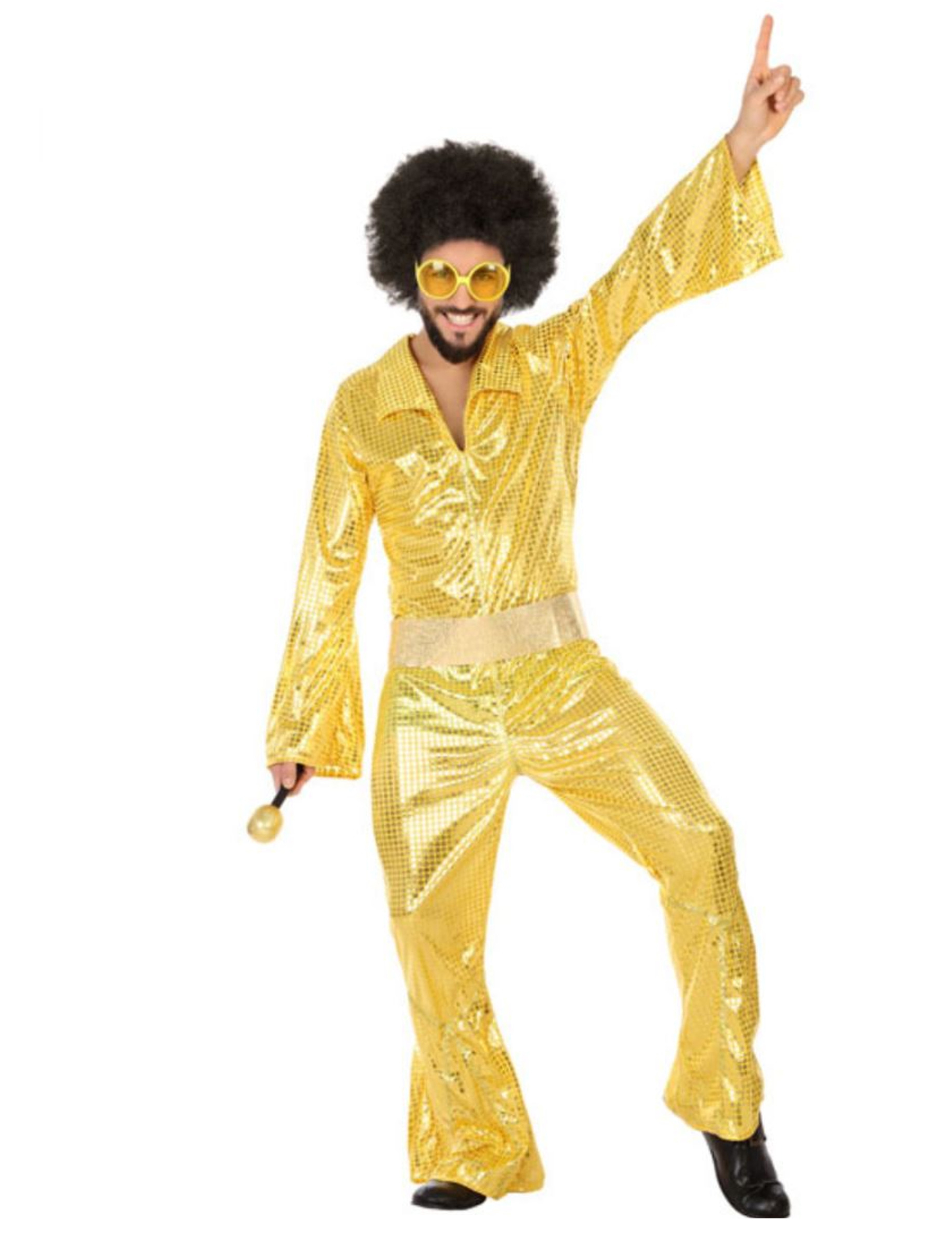 70er Jahre Disco-Kostüm für Herren gold 70er Jahre Disco-Kostüm für Herren gold von ATOSA