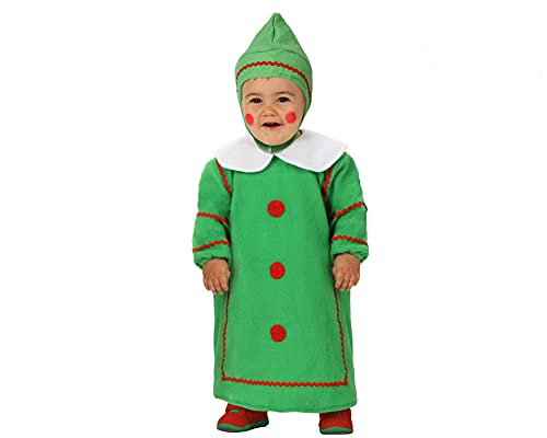 Atosa 12783 Weihnachtsmann Karnevalskostüm, Unisex-Kinder, Mehrfarbig von ATOSA