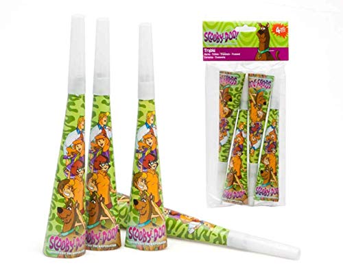 Atosa – 17120 – Pack 4 Spitztüten 20 cm Scooby DOO von ATOSA