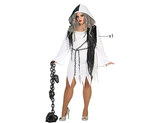 Atosa 17886 Ghost Kostüm Zubehör, Damen, Mehrfarbig, XL von ATOSA