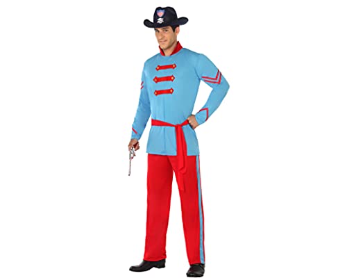 ATOSA | Unionist Soldat Kostüm Erwachsene | Amerikanischer Bürgerkrieg historisches Kostüm | Enthält Hut, Jacke, Gürtel und Hose | Ideal für Karneval, Halloween & Mottopartys | Größe M-L ATOSA | Unionist Soldat Kostüm Erwachsene | Amerikanischer Bürgerkrieg historisches Kostüm | Enthält Hut, Jacke, Gürtel und Hose | Ideal für Karneval, Halloween & Mottopartys | Größe M-L von ATOSA
