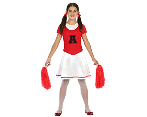 Atosa 20358 Cheerleader Karnevalskostüm, Mädchen, Mehrfarbig, 128 von ATOSA