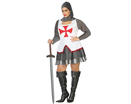 ATOSA 39357 Kreuzzug-Ritter Kostüm, Damen, mehrfarbig, XL von ATOSA