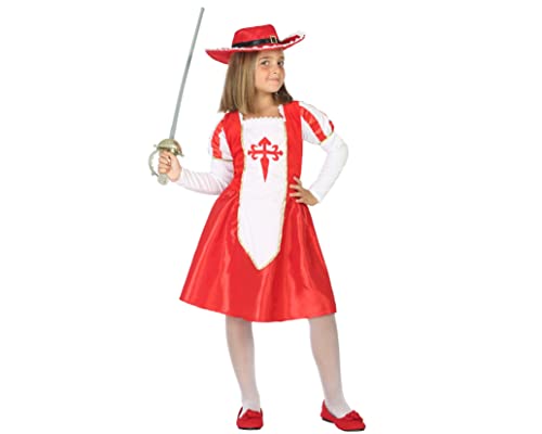 ATOSA 39467 Musketierin, Mädchen, mehrfarbig, 128 von ATOSA