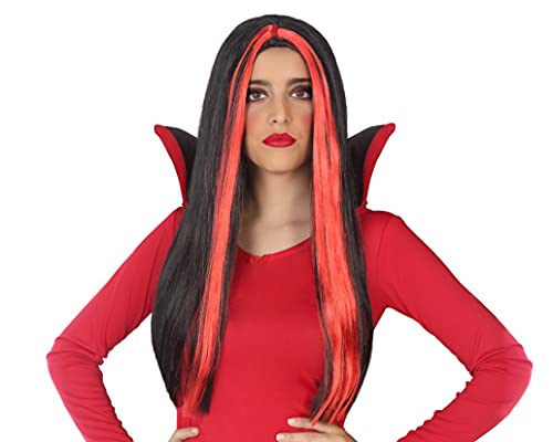 ATOSA 39824 Perücke, Unisex – Erwachsene, Schwarz/Rot, 60 cm ATOSA 39824 Perücke, Unisex – Erwachsene, Schwarz/Rot, 60 cm von ATOSA