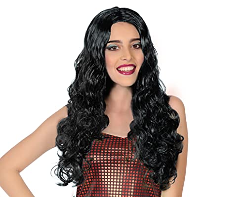 Atosa 43651 Sterne Perücke Phantasia, Schwarz, Unisex – Erwachsene Atosa 43651 Sterne Perücke Phantasia, Schwarz, Unisex – Erwachsene von ATOSA