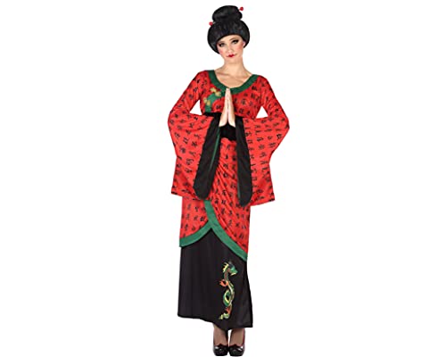 ATOSA 53868 COSTUME CHINESE WOMAN XL, Damen, Rot/Schwarz von ATOSA