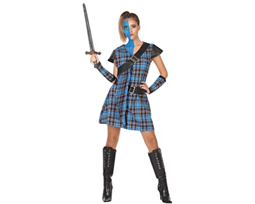 ATOSA 53927 COSTUME SCOTTISH WOMAN XS-S, Damen, Blau/Braun von ATOSA