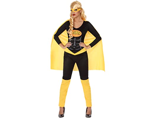 ATOSA 54084 COSTUME COMIC HERO BLACK XS-S, Damen, Schwarz/Gelb ATOSA 54084 COSTUME COMIC HERO BLACK XS-S, Damen, Schwarz/Gelb von ATOSA