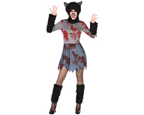 ATOSA costume wolf woman bloody XS von ATOSA