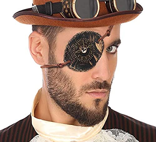 Atosa 56330 Augenklappe Steampunk, Unisex – Erwachsene, Braun Atosa 56330 Augenklappe Steampunk, Unisex – Erwachsene, Braun von ATOSA