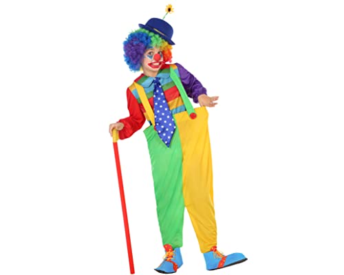 ATOSA 56973 COSTUME CLOWN 7-9, Jungen, Mehrfarbig, 7 a 9 años von ATOSA