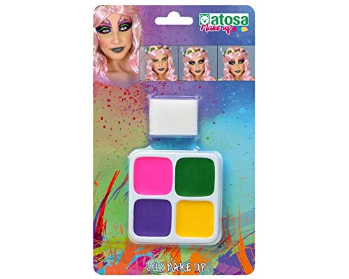 ATOSA BL. Karneval Make-up Sortiment 20X12CM, mehrfarbig (39662) von ATOSA