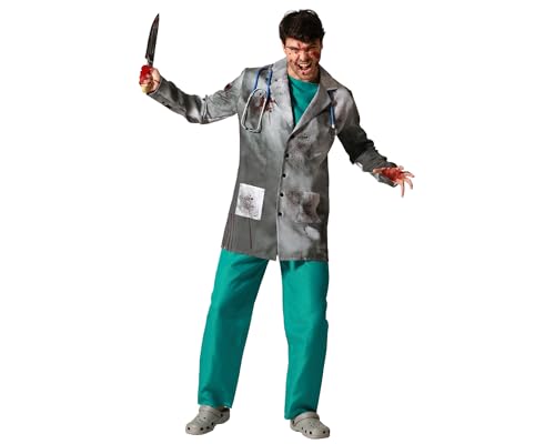 ATOSA | Blutdoktor Kostüm Erwachsene Männer | Arzt, Chirurg | Horror Kostüme für Halloween, Karneval, Mottopartys | Inklusive Bademantel | Komfortabel, lustig und originell | M-L ATOSA | Blutdoktor Kostüm Erwachsene Männer | Arzt, Chirurg | Horror Kostüme für Halloween, Karneval, Mottopartys | Inklusive Bademantel | Komfortabel, lustig und originell | M-L von ATOSA