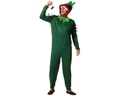 ATOSA | Erwachsene Blume Kostüm Männer | Blumenkostüme für Halloween, Karneval, Mottopartys | Inklusive Kopfbefestigung, langem Jumpsuit | Komfortabel, lustig und originell | XXL von ATOSA