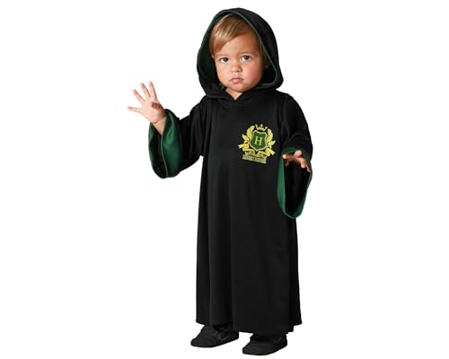 ATOSA | Zauberer Kostüm für Unisex Baby | Slytherin Robe | Hogwarts Zauberer Kostüme für Halloween, Karneval & Partys | Bequeme und originelle Tuniken | Farbe Grün | + 24 Monate ATOSA | Zauberer Kostüm für Unisex Baby | Slytherin Robe | Hogwarts Zauberer Kostüme für Halloween, Karneval & Partys | Bequeme und originelle Tuniken | Farbe Grün | + 24 Monate von ATOSA