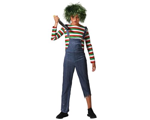 ATOSA | Kinder Puppenkostüm für Jungen | Chucky | Killer Teufel Puppe | Kostüme für Halloween, Karneval, Mottopartys | Inklusive T-Shirt, langer Latzhose | Komfortabel und originell | 3-4 Jahre ATOSA | Kinder Puppenkostüm für Jungen | Chucky | Killer Teufel Puppe | Kostüme für Halloween, Karneval, Mottopartys | Inklusive T-Shirt, langer Latzhose | Komfortabel und originell | 3-4 Jahre von ATOSA