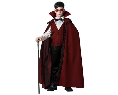 ATOSA | Kinder Vampir Kostüm für Kinder | Graf Dracula | Horror Kostüme für Halloween, Karneval, Mottopartys | Inklusive Umhang, Weste, Hose | Komfortabel, lustig und originell | 5-6 Jahre ATOSA | Kinder Vampir Kostüm für Kinder | Graf Dracula | Horror Kostüme für Halloween, Karneval, Mottopartys | Inklusive Umhang, Weste, Hose | Komfortabel, lustig und originell | 5-6 Jahre von ATOSA