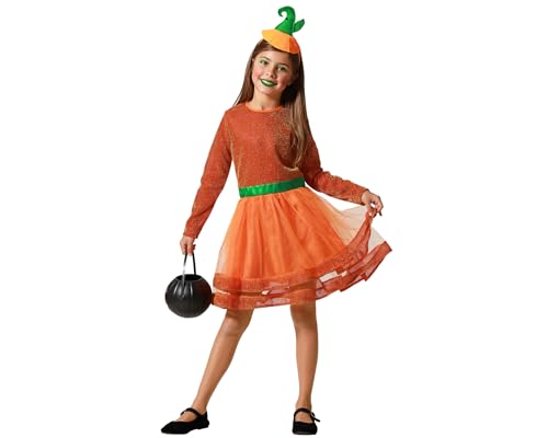 ATOSA | Mädchen Kinder Kürbis Kostüm | Kostüme für Halloween, Karneval, Mottopartys | Inklusive Kopfaccessoire, kurzes Kleid | Komfortabel, lustig und originell | 5-6 Jahre ATOSA | Mädchen Kinder Kürbis Kostüm | Kostüme für Halloween, Karneval, Mottopartys | Inklusive Kopfaccessoire, kurzes Kleid | Komfortabel, lustig und originell | 5-6 Jahre von ATOSA