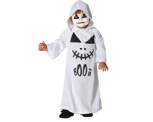 ATOSA | Unisex Baby Geist Kostüm | Kostüme für Halloween, Karneval, Mottopartys, Schule | Enthält weiße Tunika mit Kapuze | Komfortabel, originell & lustig | 6-12 Monate ATOSA | Unisex Baby Geist Kostüm | Kostüme für Halloween, Karneval, Mottopartys, Schule | Enthält weiße Tunika mit Kapuze | Komfortabel, originell & lustig | 6-12 Monate von ATOSA