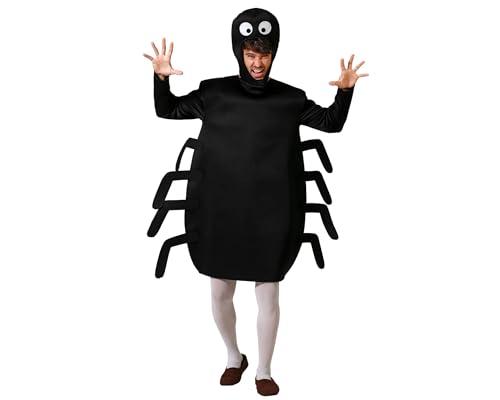 ATOSA | Unisex Spinne Kostüm für Erwachsene | Tierkostüme für Halloween, Karneval, Mottopartys | Inklusive Kopfzubehör, T-Shirt | Komfortabel, lustig und originell | XL ATOSA | Unisex Spinne Kostüm für Erwachsene | Tierkostüme für Halloween, Karneval, Mottopartys | Inklusive Kopfzubehör, T-Shirt | Komfortabel, lustig und originell | XL von ATOSA