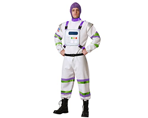 ATOSA Weltraum-Astronaut Kostüm Damen Unisex Erwachsene Overall Komplett Weiß Lila Charakter Film Action Anime Party Halloween Karneval XS-S von ATOSA