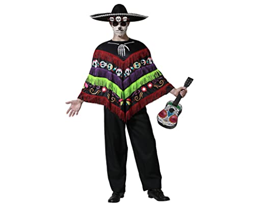 ATOSA adult men's skeleton poncho costume TALLA ÚNICA von ATOSA