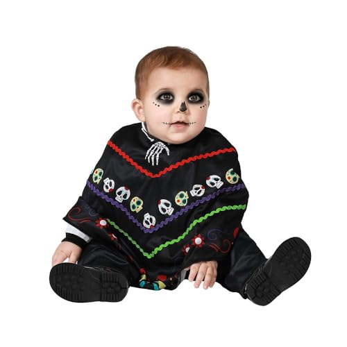 ATOSA baby boy mexican poncho skeleton costume 6 a 12 meses ATOSA baby boy mexican poncho skeleton costume 6 a 12 meses von ATOSA