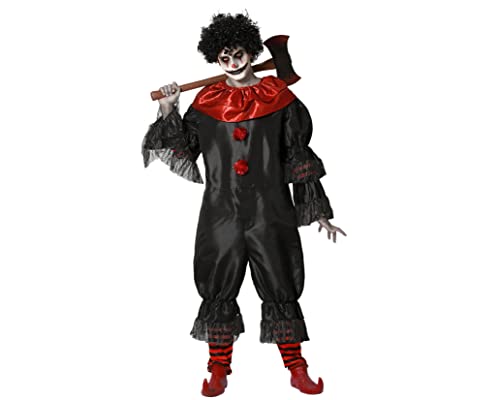 ATOSA black adult diabolic clown costume M ATOSA black adult diabolic clown costume M von ATOSA