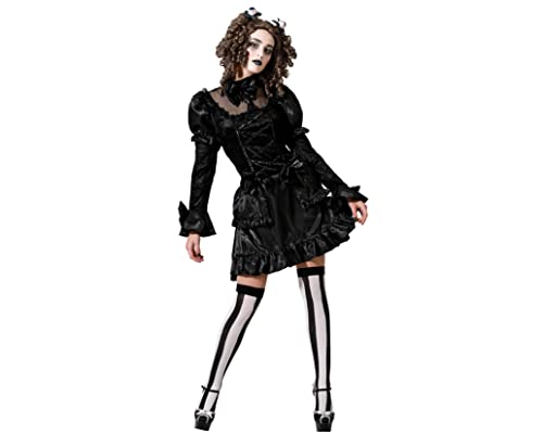 ATOSA black lolita doll costume woman adult XS von ATOSA