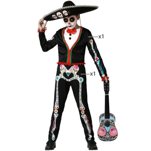 ATOSA children's mariachi mexican skeleton costume 3 a 4 años ATOSA children's mariachi mexican skeleton costume 3 a 4 años von ATOSA