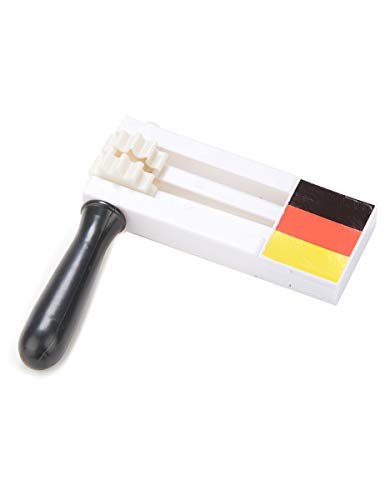 Atosa-24576 Ratsche Deutschland 15 x 17 x 2 cm Fußball und Sport, Gelb / Rot / Schwarz (24576) von ATOSA
