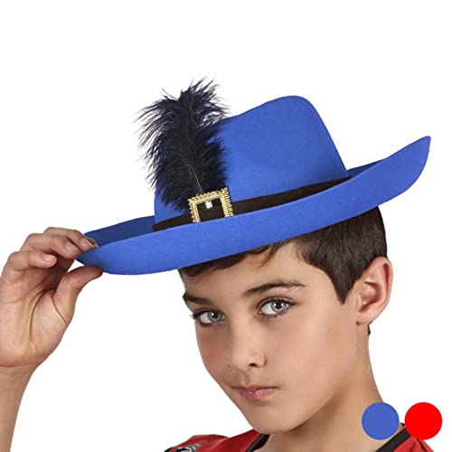 Atosa 35060 Hut Musketier Blau, für Kinder, Unisex – Erwachsene, Einfarbig, Única Atosa 35060 Hut Musketier Blau, für Kinder, Unisex – Erwachsene, Einfarbig, Única von ATOSA