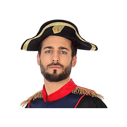 Atosa 49312 Captain General Hut Napoleon, Schwarz, Unisex – Erwachsene von ATOSA