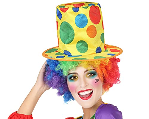 Atosa-51187 Clownhut mit Punkten, Mehrfarbig, Einheitsgröße (51187) von ATOSA