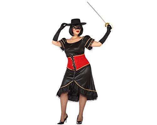 Atosa 53935 COSTUME MASKED WOMAN XL, Damen, Schwarz/Rot Atosa 53935 COSTUME MASKED WOMAN XL, Damen, Schwarz/Rot von ATOSA