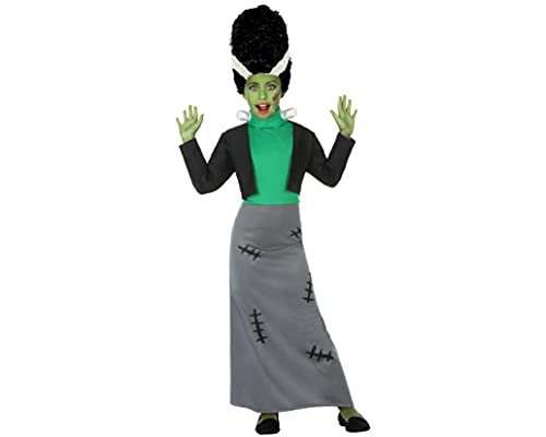 Atosa 55646 Halloween Verkleidung, Mädchen, Grau/Grün, One Size Atosa 55646 Halloween Verkleidung, Mädchen, Grau/Grün, One Size von ATOSA