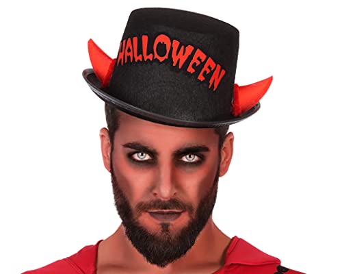 Atosa 57683 Hut Halloween, Unisex – Erwachsene, Schwarz / Rot Atosa 57683 Hut Halloween, Unisex – Erwachsene, Schwarz / Rot von ATOSA