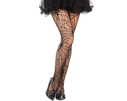 Atosa Halloween-Strumpfhose, Totenköpfe, Spinnennetz, Schwarz, Damen, Erwachsene Atosa Halloween-Strumpfhose, Totenköpfe, Spinnennetz, Schwarz, Damen, Erwachsene von ATOSA
