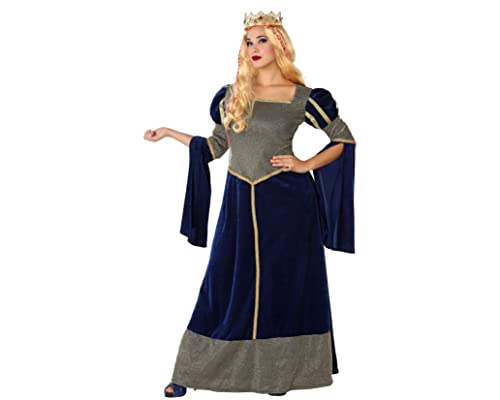 Atosa-61387 Atosa-61387 Mittelalter Kostüm Damen, Blau, XL von ATOSA