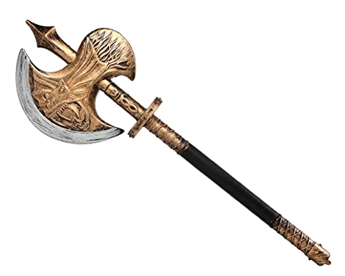 Atosa 62712 Axt, vergoldet, 56 cm, Unisex, Erwachsene, Gold, 56 Atosa 62712 Axt, vergoldet, 56 cm, Unisex, Erwachsene, Gold, 56 von ATOSA