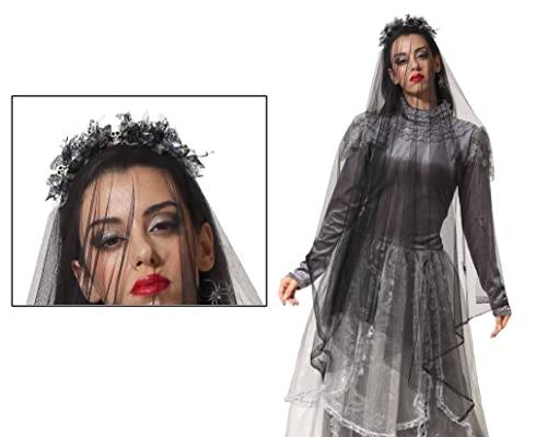 Atosa Halloween Stirnband Totenköpfe schwarz Damen Erwachsene von ATOSA
