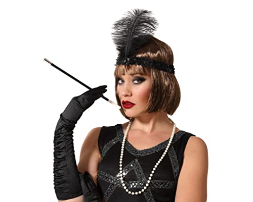 Atosa 66569 Cabaret-Kit: Haarband, Halsband und Zigaretten-Mundstück, Unisex, Erwachsene, bunt, Product Dimensions : 28x18x8 cm Atosa 66569 Cabaret-Kit: Haarband, Halsband und Zigaretten-Mundstück, Unisex, Erwachsene, bunt, Product Dimensions : 28x18x8 cm von ATOSA