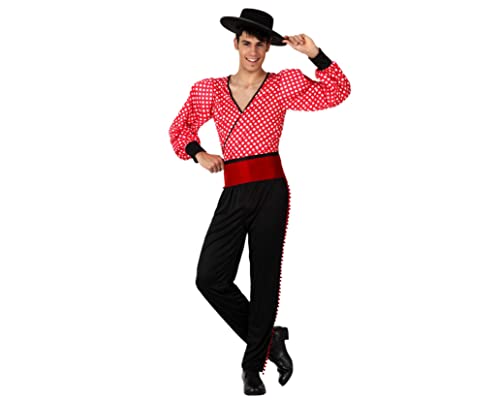 Atosa 8422259085140 - Verkleidung Flamencotänzer, Erwachsene, Größe: 50/52, rot von ATOSA