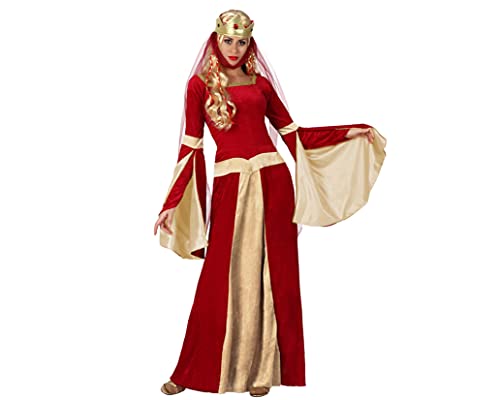 Atosa 8422259154372 - Verkleidung Dame Mittelalter rot, Erwachsene von ATOSA