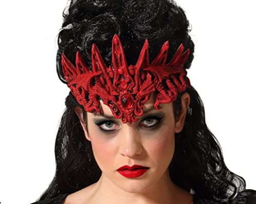 Atosa Halloween Stirnband rote Krone flexibel mit Gummizug Atosa Halloween Stirnband rote Krone flexibel mit Gummizug von ATOSA