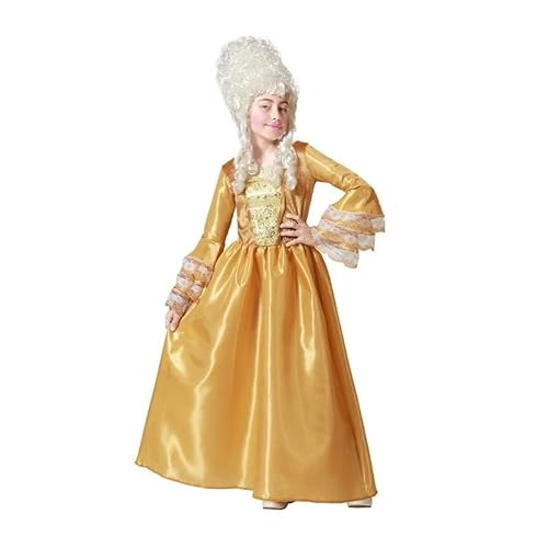 Atosa Goldenes Kostüm für Mädchen, Kinder, 7 bis 9 Jahre von ATOSA
