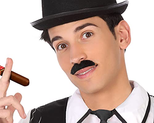 Atosa Original Schnurrbart Karneval schwarz Mann Erwachsene von ATOSA